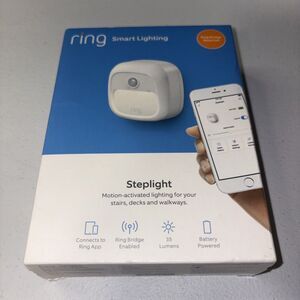 Ring Smart Lighting Motion Activated Steplights For Stairs Walkways Deck White